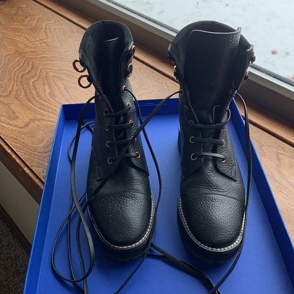 Stuart Weitzman Lexy Combat Boot - Picture 2 of 7